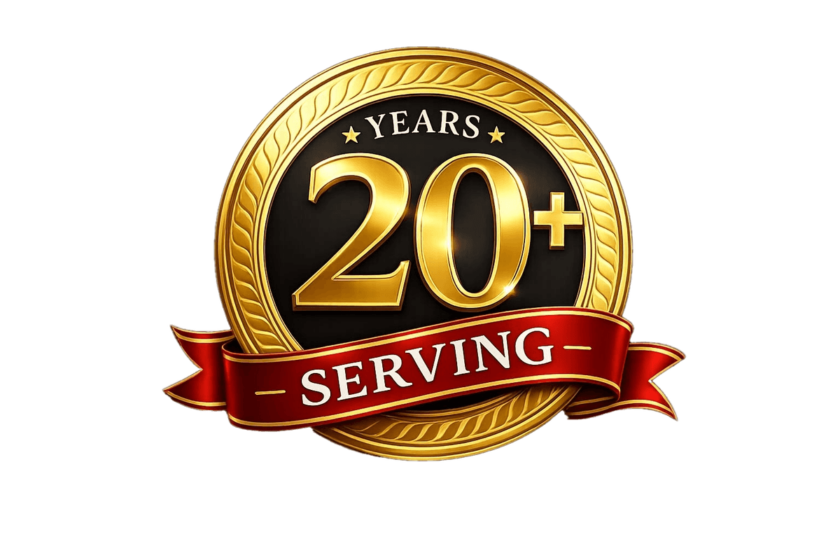 20+ Years Logo